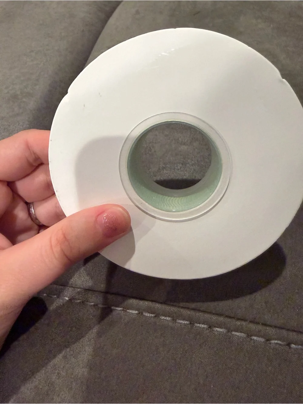 Dior Mint Green Ribbon with Gold Logo 40 yards